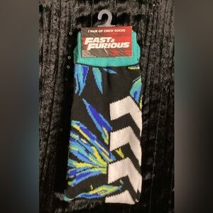 Fast & Furious Graphic Socks 6-12